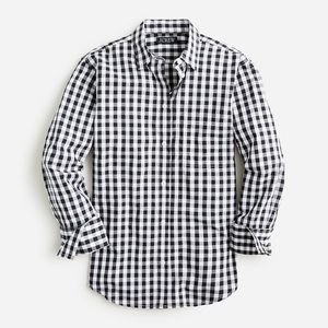 J. Crew Garçon Shirt BP610 Black & White size 24